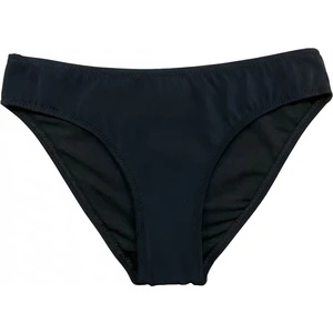 Siyah Dar Kalıp Düz Kalın Kenar Bikini Altı