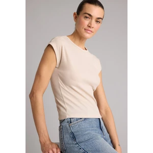 Slim Fit Basic Fitilli Kaşkorse Tişört E5536AX26SM