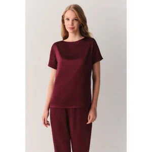 Silky Ipek Kısa Kollu Pijama Üstü