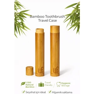 Doğal Bambu Diş Fırçası Taşıma Kabı