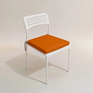 Turuncu Bahçe Balkon Salon Sandalye Minderi 40X40 cm