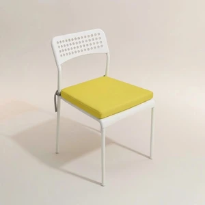 Sarı Bahçe Balkon Salon Sandalye Minderi 40X40 cm