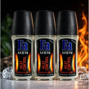 Heat Control 50 ml  Erkek Deodorant Roll-On (X3)