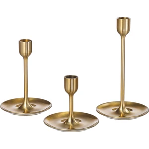 Fulltalıg Şamdan 3'lü Bronz Set Ithal