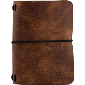 Smögen -  Deri Pasaport Kılıfı - 3 Defter - Taba