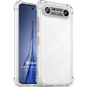 Tecno Spark Slim 5g Kılıf Shock Absorbing Şeffaf