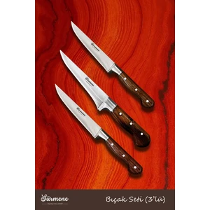 Sürmene Üçlü Mutfak Bıçakları Seti
