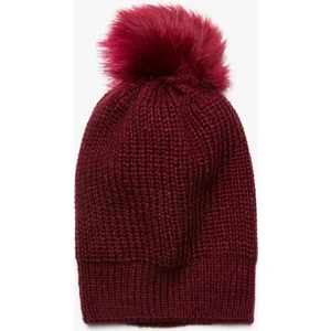 Kız Çocuk Örgü Saç Aksesuarı Bordo Renkli Sezonluk Kullanım için