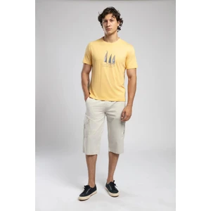 Lee Cooper Joan Cargo Long Erkek Dokuma Bermuda