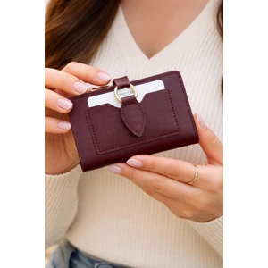 Kadın Cüzdan Bordo Bayan Cüzdan