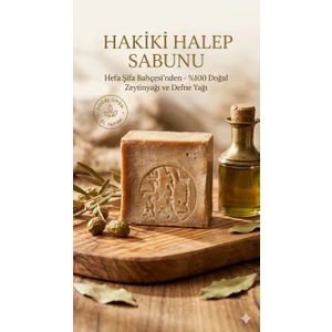 Şifa Bahçesi Halep Sabunu (Meşe Külü) Tekli