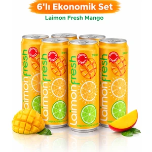 Laimon Fresh Mango Aromalı Içecek 330 ml x 6 Adet