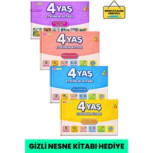 4 Yaş Etkinlik Seti  | 4 Kitap Bir Arada
