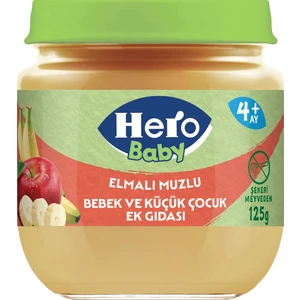 Hero Baby Elmalı Muzlu Kavanoz Mama 125g