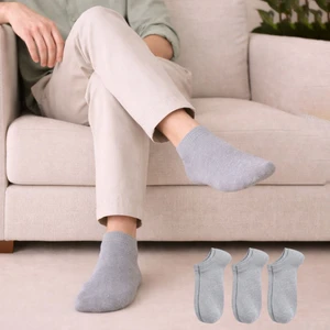 Kral Socks 3 Çift Pamuklu Patik Çorap