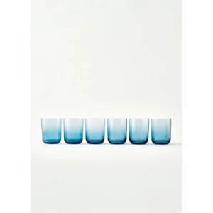 Bella Maison Soft Bardak Seti 6'lı Mavi (300 cc)
