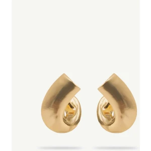 Asimetrik Gold Küpe