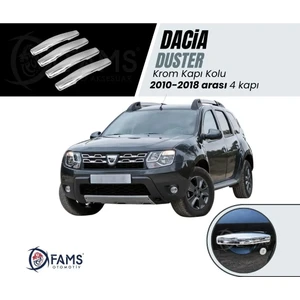 Fams Otomotiv Dacia Duster Krom Kapı Kolu 4 Kapı 2010-2018 Paslanmaz Çelik