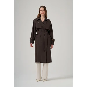 6045 Etekği Fermuar Detaylı Kap