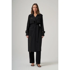 6045 Etekği Fermuar Detaylı Kap