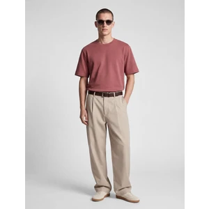 Regular Fit Bisiklet Yaka Pamuklu Basic Kısa Kollu Tişört