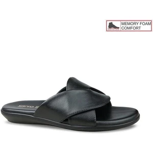 9827-25 Siyah Anatomik Kadın Terlik