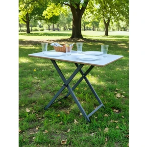 Asudehome Katlanır Balkon Bahçe Kamp Masası