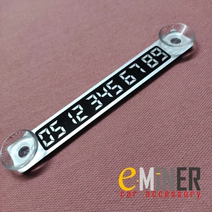 Araç Numaralık Araç Park Telefon Numaratörü Gümüş