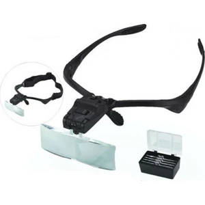 Gözlük Tipi Kafa Büyüteci LED Işıklı