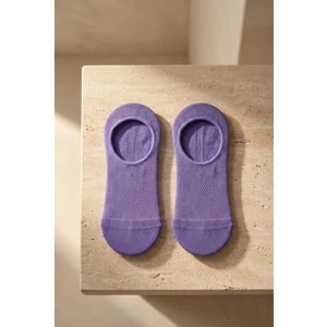 Katia & Bony Kadın Basic Renkli Görünmez Babet Çorap Mor