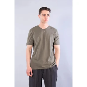 2021 V Yaka Basic Süprem Regular Fit T-shirt