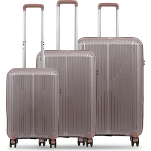 Ground Sirius 3'lü Valiz Seti Lila - 10728
