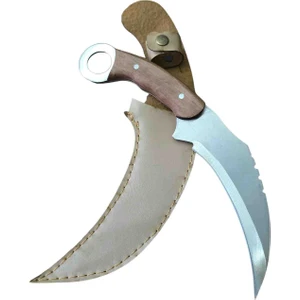 PAZAAR59 Halkalı Model El Işçiliği Hilal Bıçağı