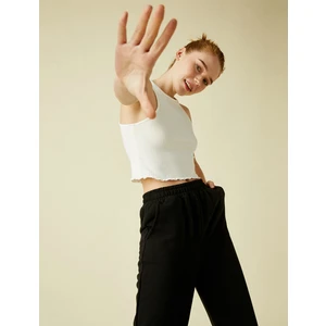 Crop Atlet Halter Yaka Tanktop