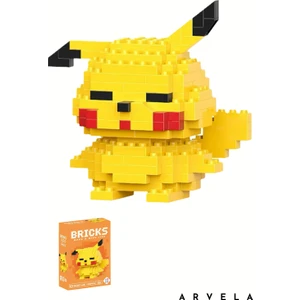 Pikachu Bricks Karakter Figürü – Mini Blok Oyuncak