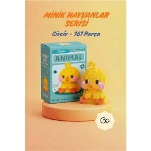 Mini Blok Yapı Seti - Minik Hayvanlar Serisi - 3D Yapı Oyuncakları - Mini Bricks
