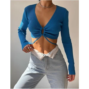 Collection Berta Mavi Triko Crop