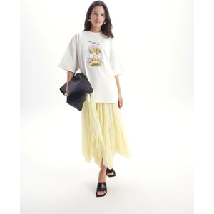 Assa Pileli Sarı Etek