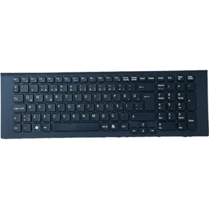Sony ile Uyumlu Vaio Vpcej, Vpc-Ej Notebook Klavye Siyah Tr