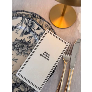 Baskılı Lux Sunum Peçetesi 20'li