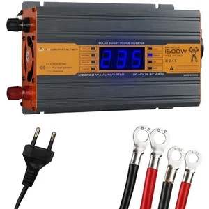 PM-1500A 12 Volt 1500 Watt LED Ekranlı Power Inverter