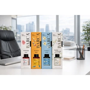 Reed Diffuser 110 ml Ortam Kokusu Serisi 4 Al 3 Öde Kampanyalı Set (Mango, Vanilya, Pudra, Beyaz Çiçek)