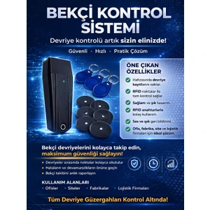 Parite Bekçi Kontrol Sistemi Devriye Tur Seti