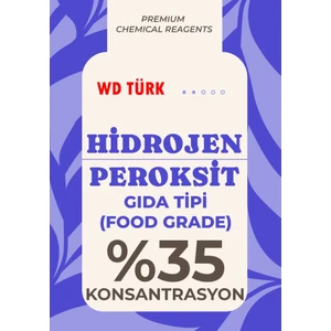 WD Türk Gıda Tipi Hidrojen Peroksit %35 100 ml
