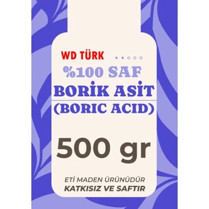 WD Türk Borik Asit Saf Katkısız 500 gr