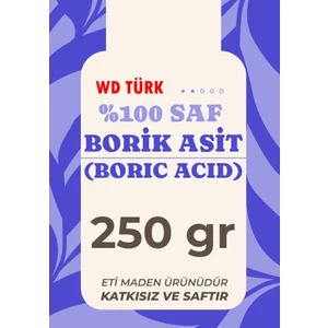 WD Türk Borik Asit Saf Katkısız 250 gr