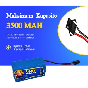 Fx8 Süpürge 3500 Mah Batarya