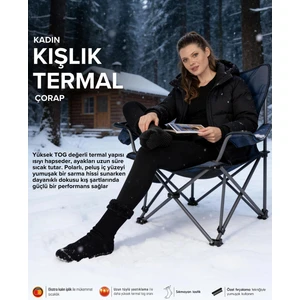 Kadın Kışlık Termal Çorap Siyah