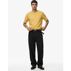 Regular Fit Bisiklet Yaka Pamuklu Basic Kısa Kollu Tişört