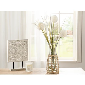 English Home Grass Bush Tek Dal Yapay Çiçek Beyaz